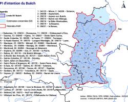 Périmètre PAPI d'Intention du Buëch
