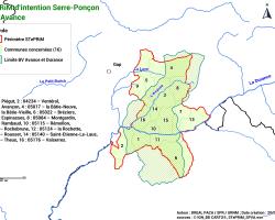 Localisation STePRiM Serre-Ponçon Val d'Avance