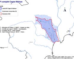 Périmètre PAPI complet Cagne Malvan