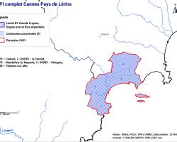 Périmètre PAPI complet Cannes Lérins