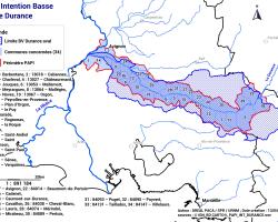 Périmètre PAPI intention Durance