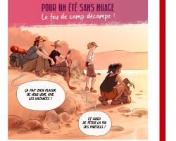 Episode 2 : Le feu de camp décampe ! [ ©The Ink Link-Dessins d’Aurelie NEYRET et Nicolas PETRIMAUX ]