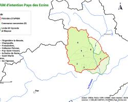 Périmètre STePRiM d'Intention  Pays des Ecrins
