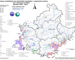 Carte régionale des communes à forte sinistralité inondation (ONRN, données 2023)	