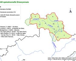 Périmètre géographique STePRiM opérationnelle Briançonnais