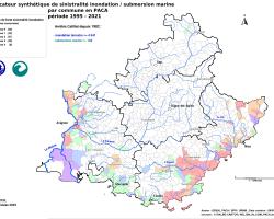 Carte régionale des communes à forte sinistralité inondation (ONRN, données 2025)	