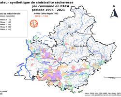Carte régionale des communes à forte sinistralité « sécheresse » (ONRN, données 2025)