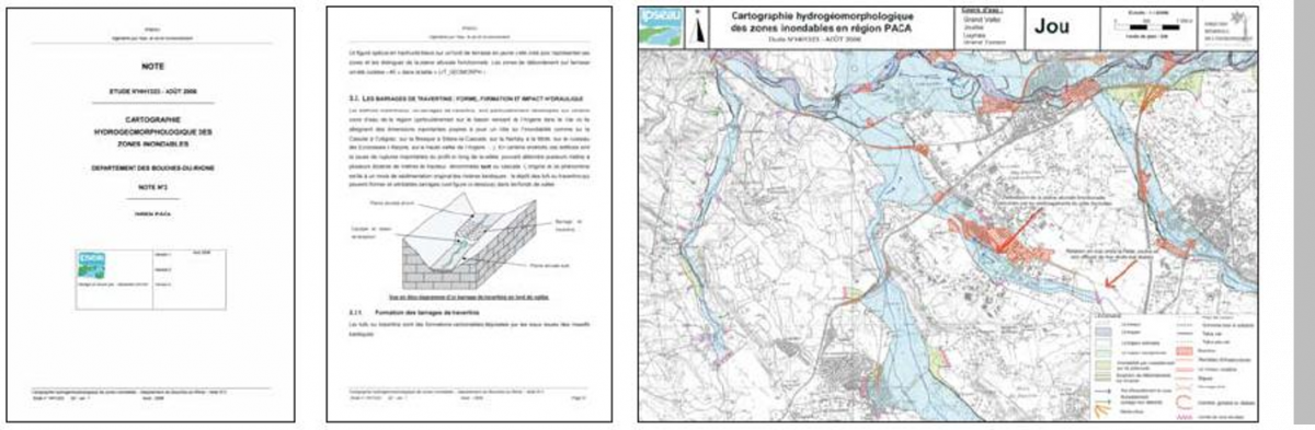 Présentation d’un atlas des zones inondables