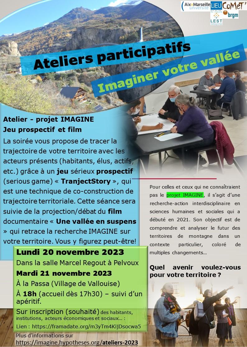 Affiche Ateliers IMAGINE