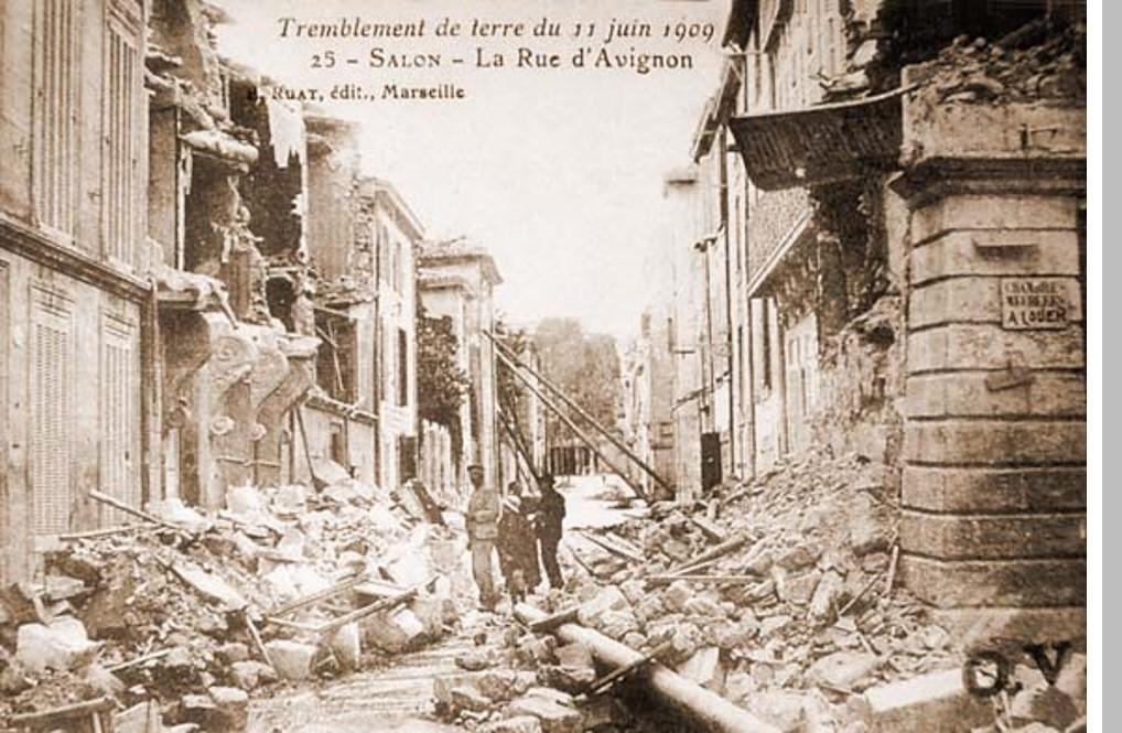 Tremblement de terre du 11 juin 1909 à Salon 
