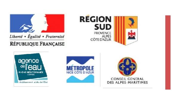Logos des partenaires financiers du PAPI Var 3